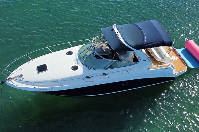 Private 4 Hours Sea Ray 34 Foot Yacht Rental in Miami - Price and Value for a Private Yacht (Up to 10 People)