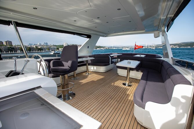 Private Bosphorus Sightseeing Cruise on Luxury Yacht - Dolmabahçe Palace exterior: the marble-pier story from the water