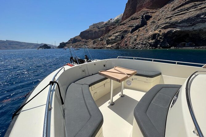 Private Full-Day Motor Yacht Cruise with Meal, Open Bar+Transfers - From Mesa Pigadia to the Venetian Lighthouse: the in-between scenery matters