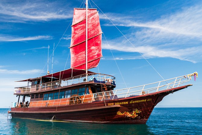 Private Full-Day Red Dragon Yacht to Angthong National Marine Park - Koh Thong Thaeng, Ko Wa Noi, Ko Sam Sao: scenery stops with a purpose