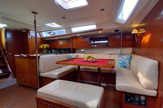 Private Full-day Sailing Cruise from Gibraltar by Yacht - The swim and lunch stop at anchor: where the day turns fun