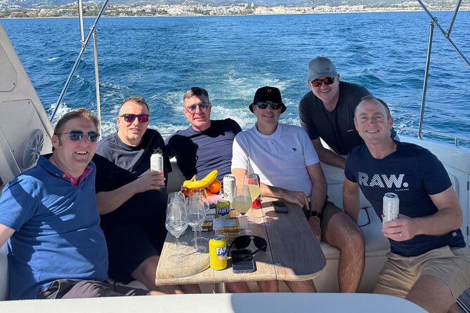 Private Luxury Yacht Charter from PUERTO BANÚS, Marbella - Music, DJ Energy, and Bachelorette-Friendly Vibes
