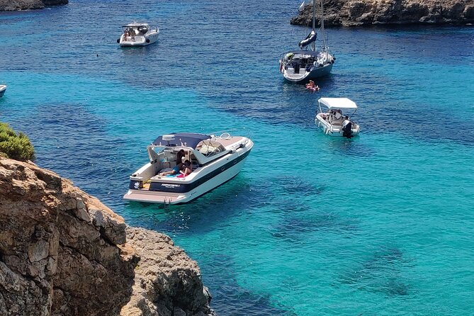 Private Yacht Charter in Malta, Gozo & Comino - Full Day - Comino’s Blue Lagoon and Crystal Lagoon: choose your swimming spot