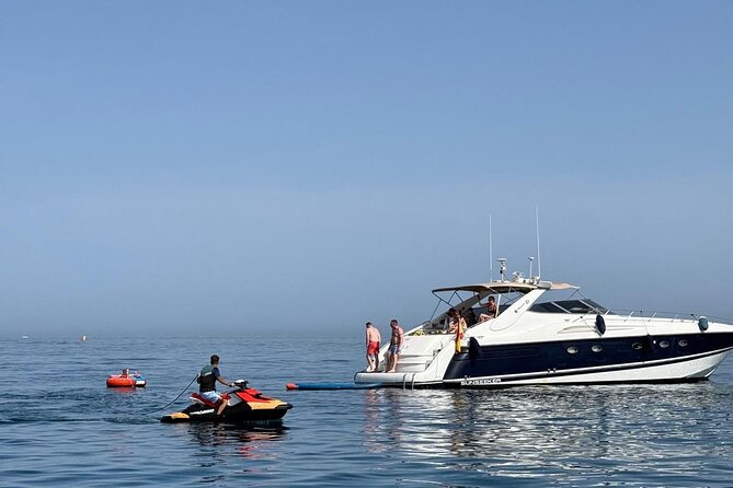 Private Yacht Experience with Jetski Included and Water Sports - The Swim Stop: Crystal Water and Snorkeling Gear