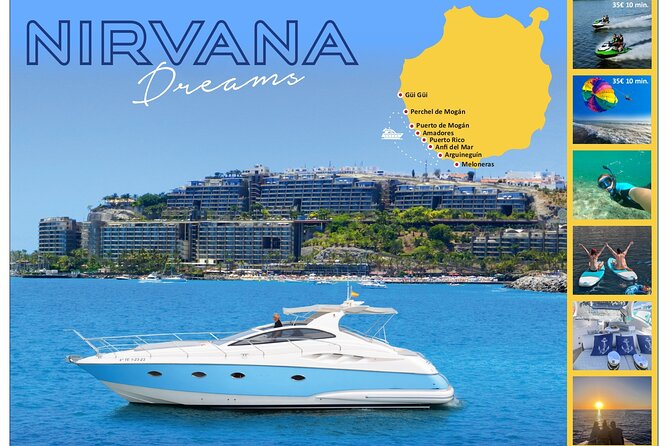 Private Yacht Nirvana Dreams Tour - Extra rides and upgrades: jet ski, parasailing, and sea scooter pro