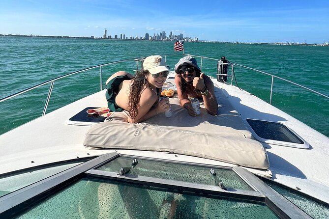 Private Yacht Rental in Miami Up to 12 People - Water mat and swimming time: what length changes