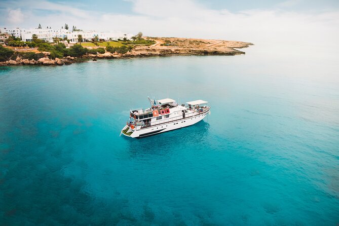 Protaras: St Georgios Presidential Cruise BBQ & 1 drink. 16+ - Protaras Pier Logistics and What 3 Hours Actually Feels Like