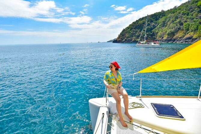 Racha and Coral Islands with Sunset at Promthep Cape by Catamaran Yacht - Coral Island: beach time plus a real break with buffet lunch on board