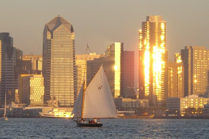 San Diego Bay Sail Aboard a Vintage Yacht Beer and Wine Included - Seaport Village, North Embarcadero art, and the concert shell viewpoint