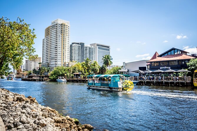 Sandbar Splash and Yacht Tour in Fort Lauderdale - Pedal-Powered Party Boat, Real Fort Lauderdale Views