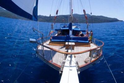Saranda Prince Ennio-Daily Yacht Tour - Qefali Beach: the quiet reset stop for views and a fast swim