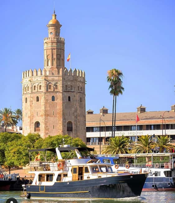 Seville: Flamenco life music Yacht Cruise, Tapas & Drinks - Two hours of Seville from the water: how to enjoy the sightlines