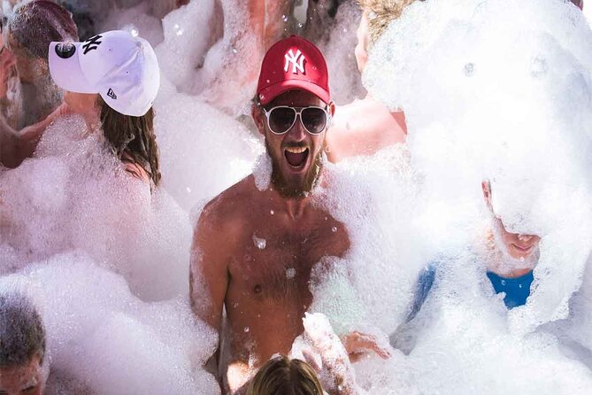 Side-Alanya: Pirate Yacht Tour (Legend Big Kral) with Lunch-Drink - Swim Breaks and the Foam Party: The Best Fun, With a Safety Note
