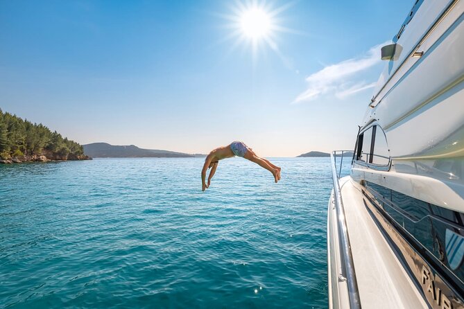 Small group tour by premium yacht to Elaphite Islands - Koločep Island and the Blue Cave Swim That Everyone Talks About