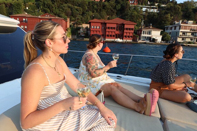 Small Group Yacht Tour With Unlimited Wine, Fruits & Mixed Nuts - Dolmabahçe Palace and Beşiktaş views you can actually time