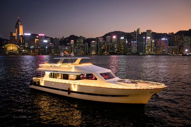 STARLIGHT: Victoria Harbour Night Yacht Tour - Victoria Harbour Skyline Highlights: From ICC to the Wave-Roof Convention Centre