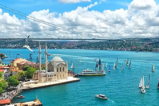 Sunset Bosphorus Yacht Cruise with Golden Horn - Dolmabahçe Palace: the Ottoman empire’s waterfront headquarters