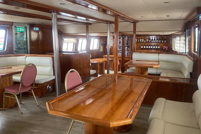 SUNSET LUXURY YACHT Protaras - HUGE slide - BBQ - 1 free drink - The slide, steps, and swimming reality: plan smart for comfort