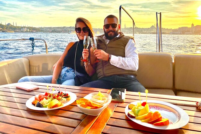 Sunset or Daytime Istanbul Guided Luxury Yacht Cruise with Snacks - Two Bridges, One Strait: Bosphorus Strait Views That Make Sense