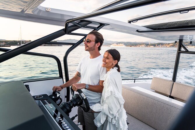 The Fastest Private Motor Yacht in Santorini - All Inclusive Tour - Old Port in Fira and Oia Cliff Views From Below