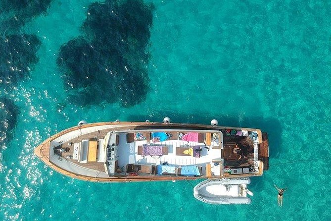 Tour of Ischia Island with Motor Yacht Rocca Corsa - Citara, San Francesco Beach, Punta Chiarito, and Ischia Ponte Views