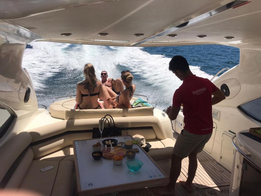 Vilamoura: Custom Private Yacht Cruise with Drinks & Bites - Champagne and bites: the on-board food and drink vibe