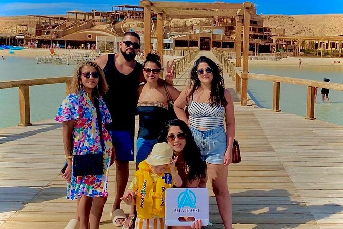 VIP Luxury yacht Snorkeling &Discover Orange Bay island _hurghada - Two guided snorkeling stops at coral reefs: gear, life jackets, and safety