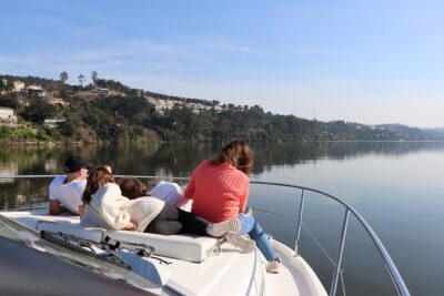 Yacht Cruise Excursion to 6 Bridges on the Douro - Leaving the quay: first views under big bridges